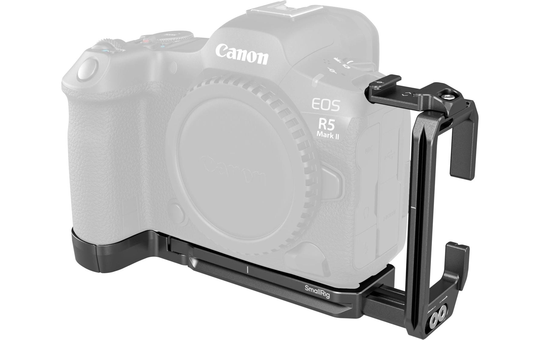 L-Winkel Montageplatte für Canon EOS R5 Mark IISchützt die Kamera und bietet Anschlussmöglichkeiten