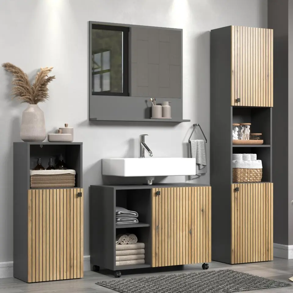 Hioshop PureBliss kolomkast eik decor