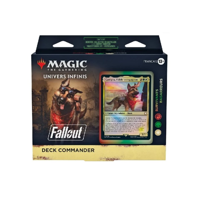 MTG Fallout Deck Commander : Canigou, fidèle compagnon - Survivants bagarreurs