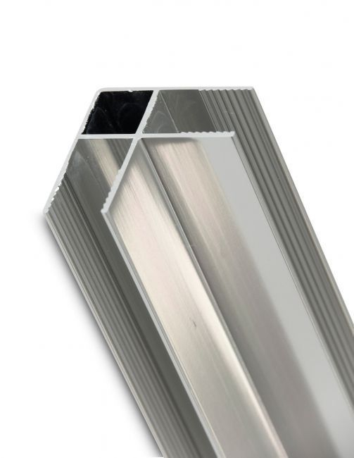 Mueller Basic zijwand met hoekprofiel 30x200cm Anti kalk coating