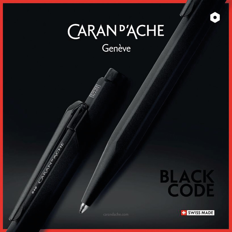 Kugelschreiber 849 Medium Premium mit Metalletui (849.496) - Black Code