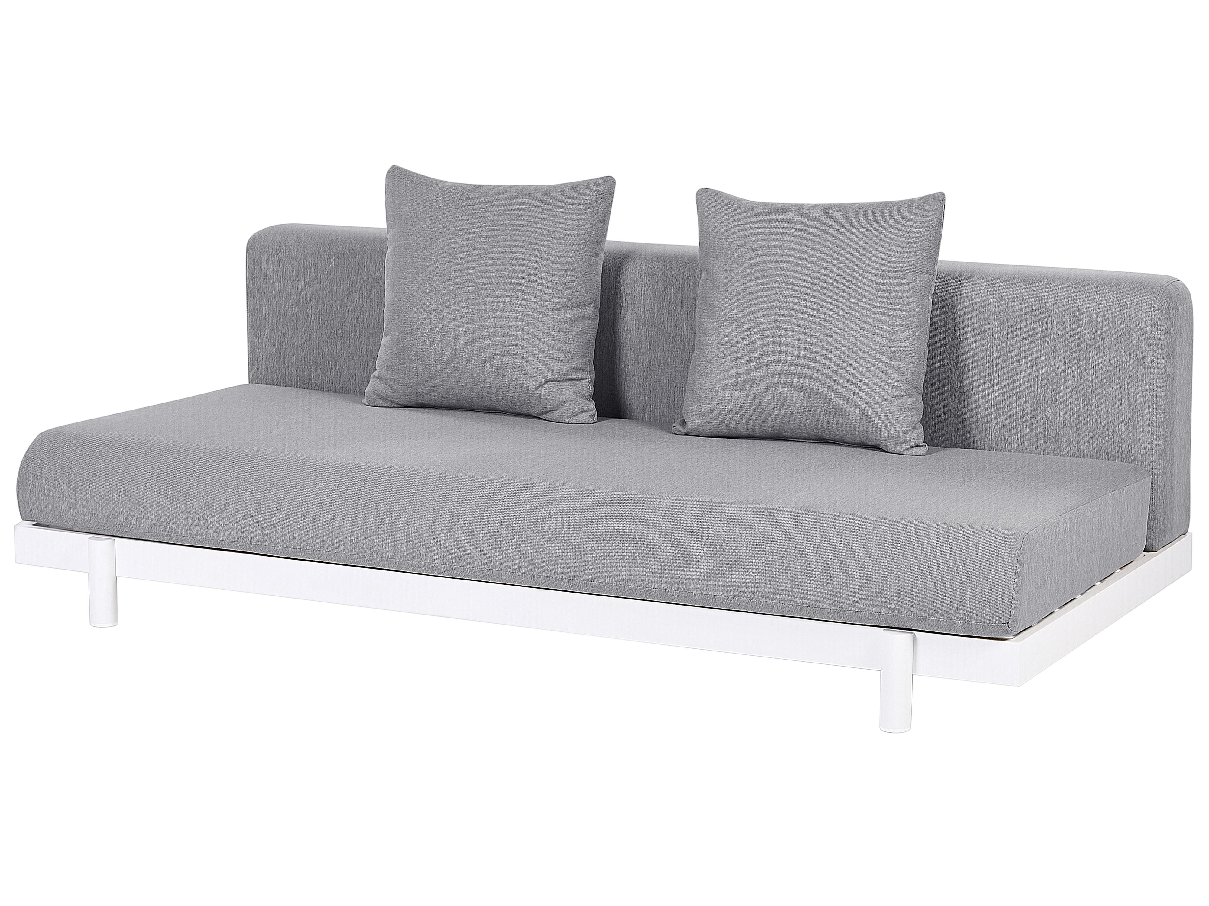 Tuin hoekloungeset met tafel 5-zits MISSANELLO Grijs