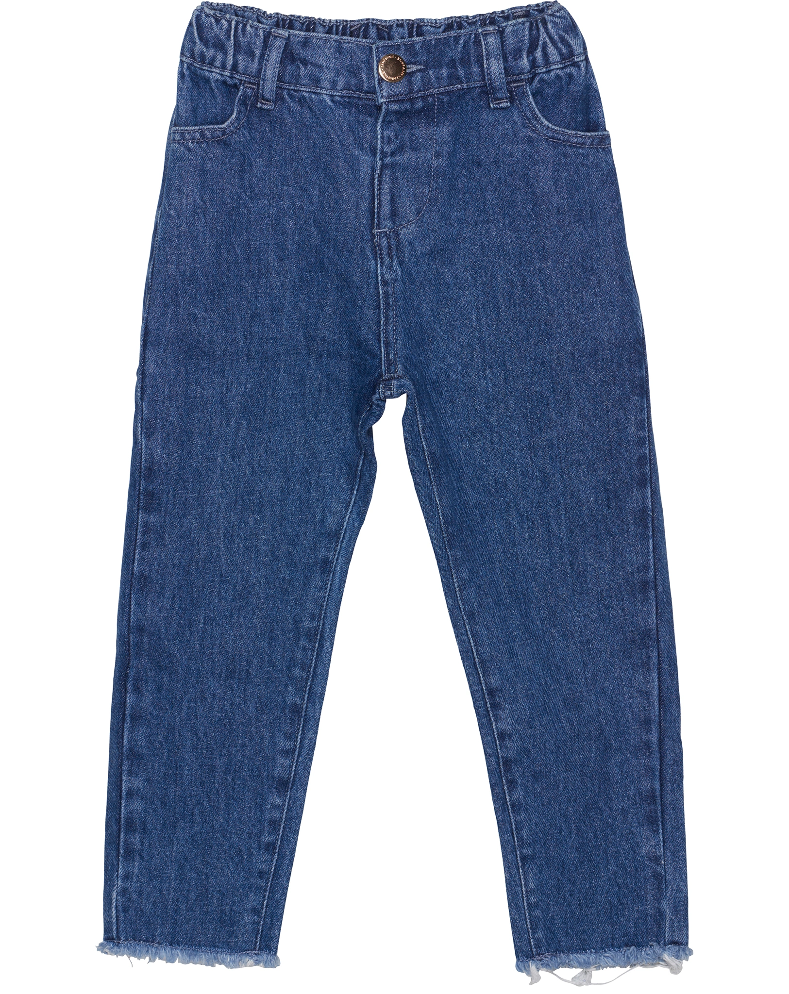 Jeanshose FRINGE in blue denim
