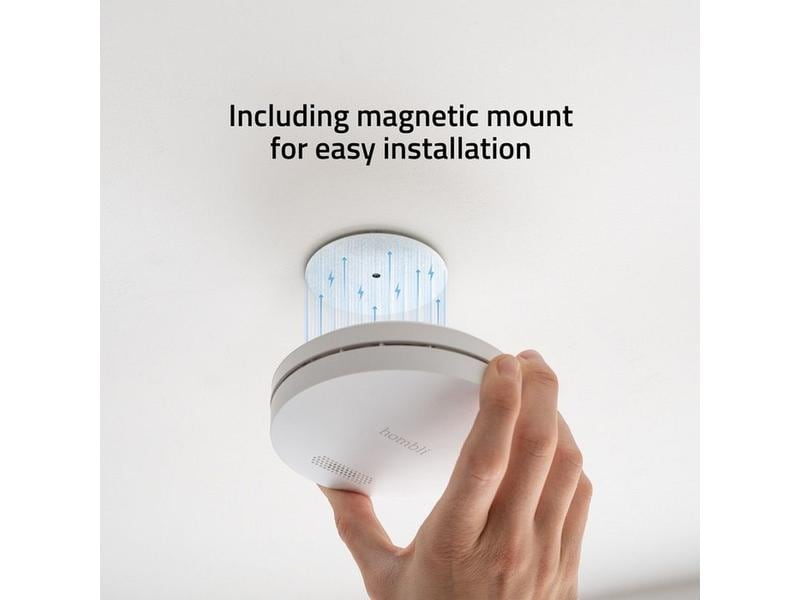 hombli Rauchmelder Smart Smoke Detector, 85 dB, Weiss Rauchmelder