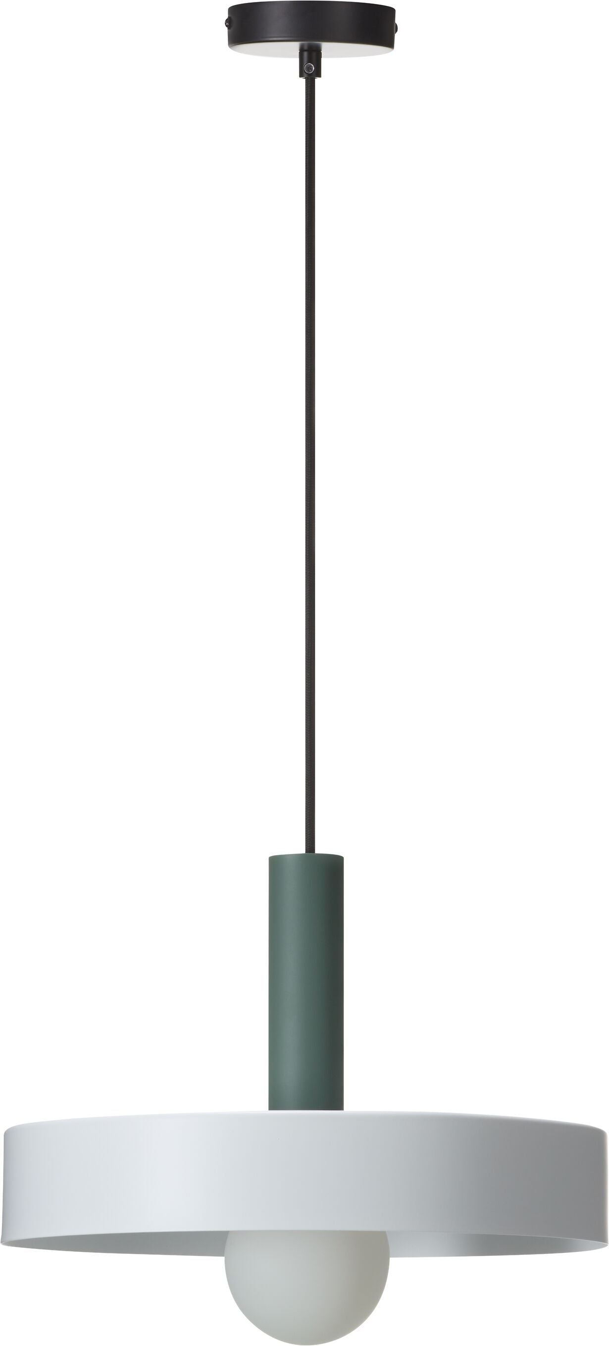 BILLIE Hängeleuchte - Grün / H: 22.0 cm x D: 35.0 cm