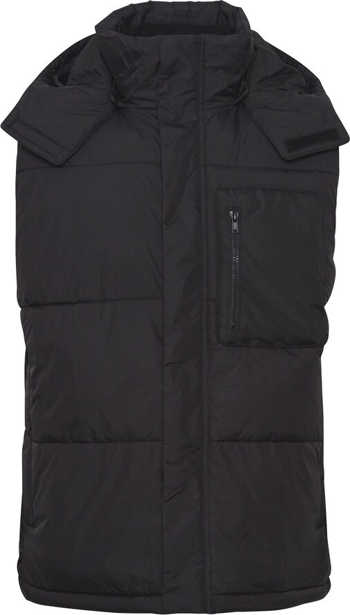 !Solid SDCallen WA Puffer Vest Outerwear True black