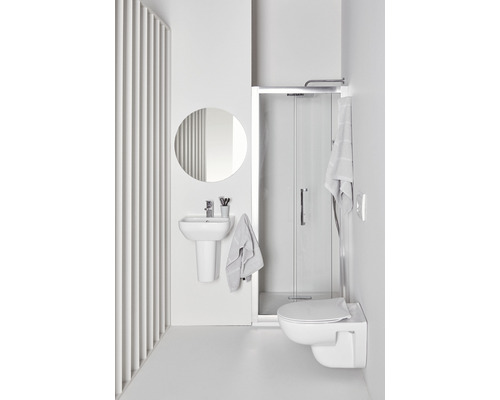 Ideal Standard wandcloset i.life A, randloos, glanzend wit, zonder toiletzitting, T452201