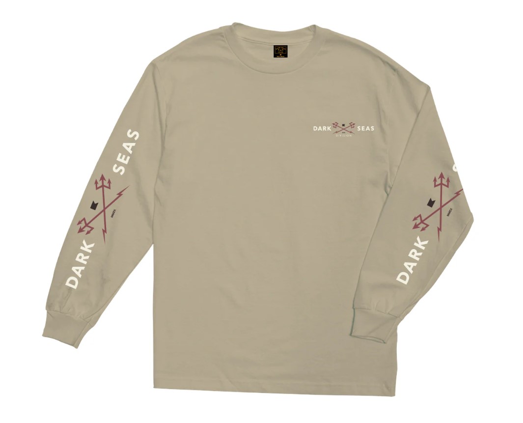 Dark Seas Headmaster LS T-Shirt Sand