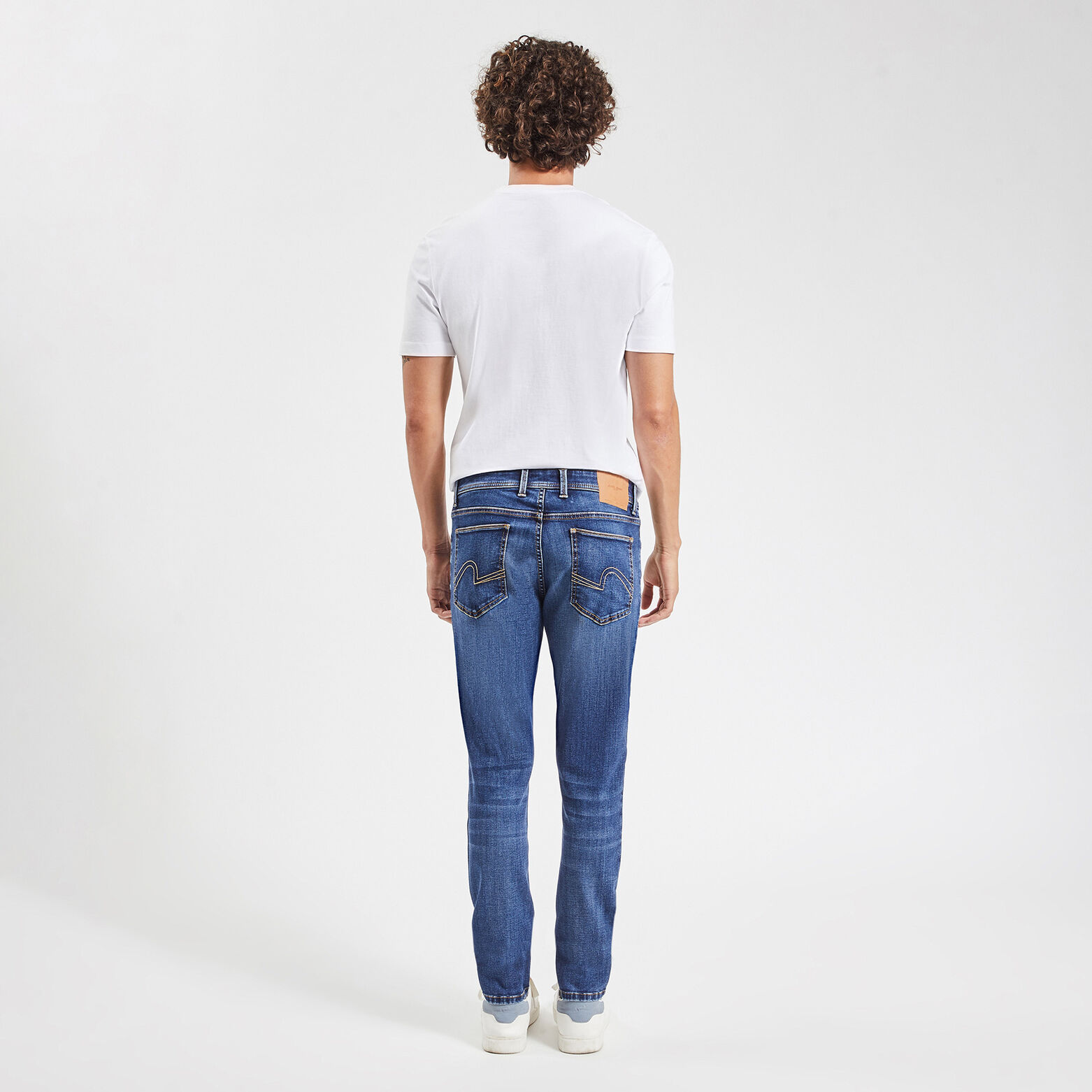 Jean skinny 3 longueurs Bleu