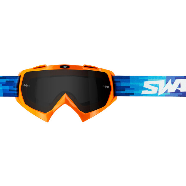 Swaps - Masque Pixel - Ecran Fumé Foncé Orange / Fumé foncé