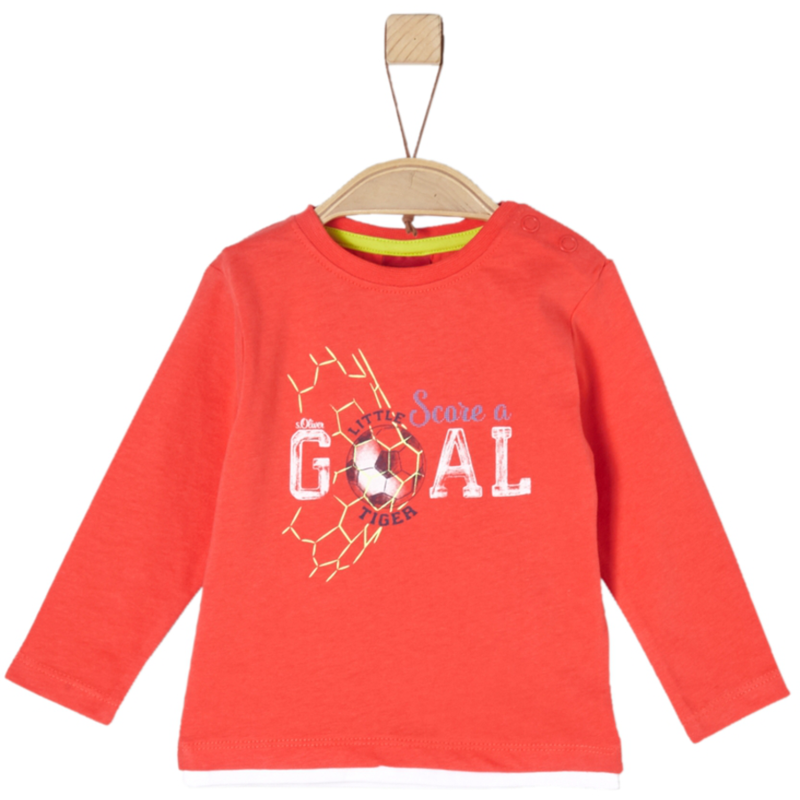 s.Oliver Boys Langarmshirt orange
