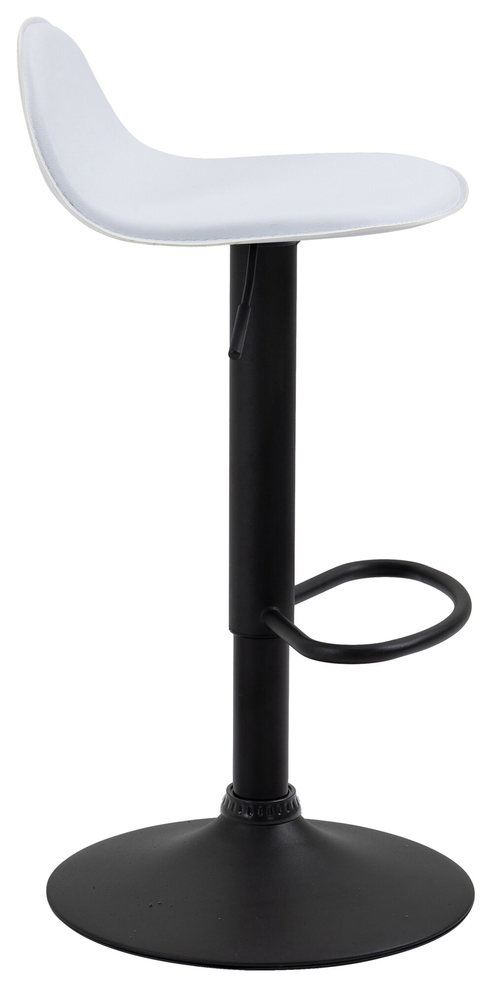 CLP Barhocker Lana V2 Mit Metallgestell Und Kunstlederbezug I Höhenverstellbarer Ergonomischer Barstuhl Mit Fußstütze Und Drehbarer Sitzfläche