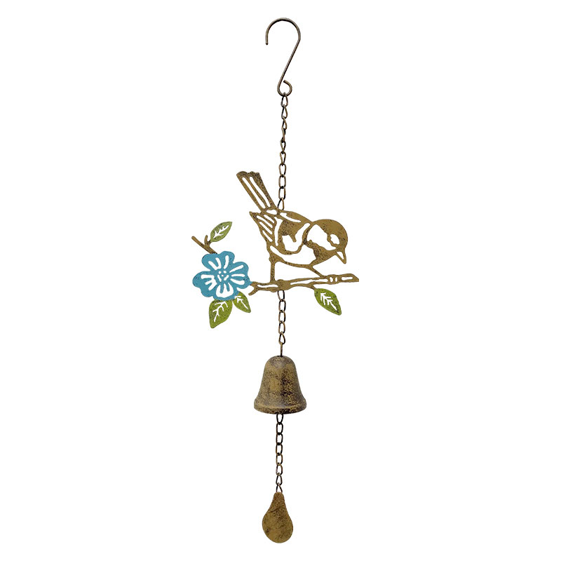Carillon clochette oiseau 19x6x60cm