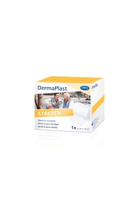 DermaPlast Stretch Gazebinde weiss 4 cm x 10 m