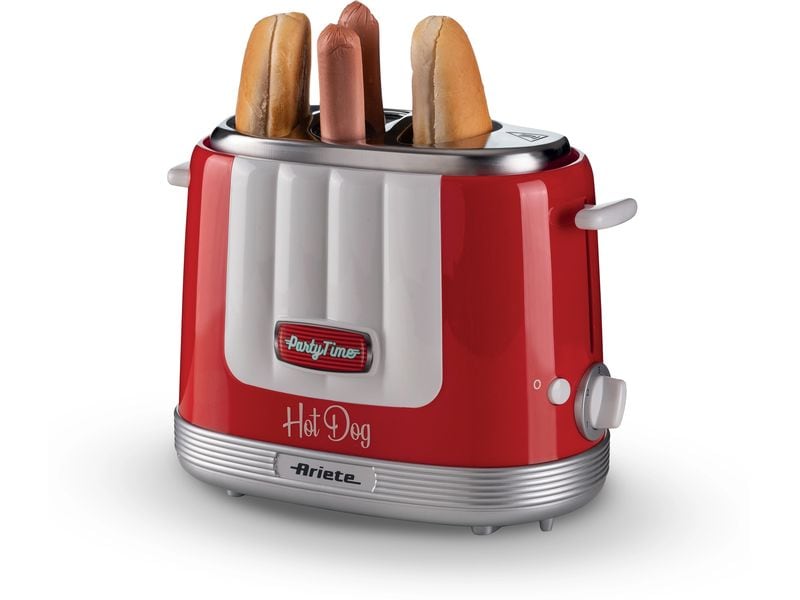 Ariete Hot Dog Maschine Party Time ARI-206-RD Rot/Weiss Hot Dog-Gerät