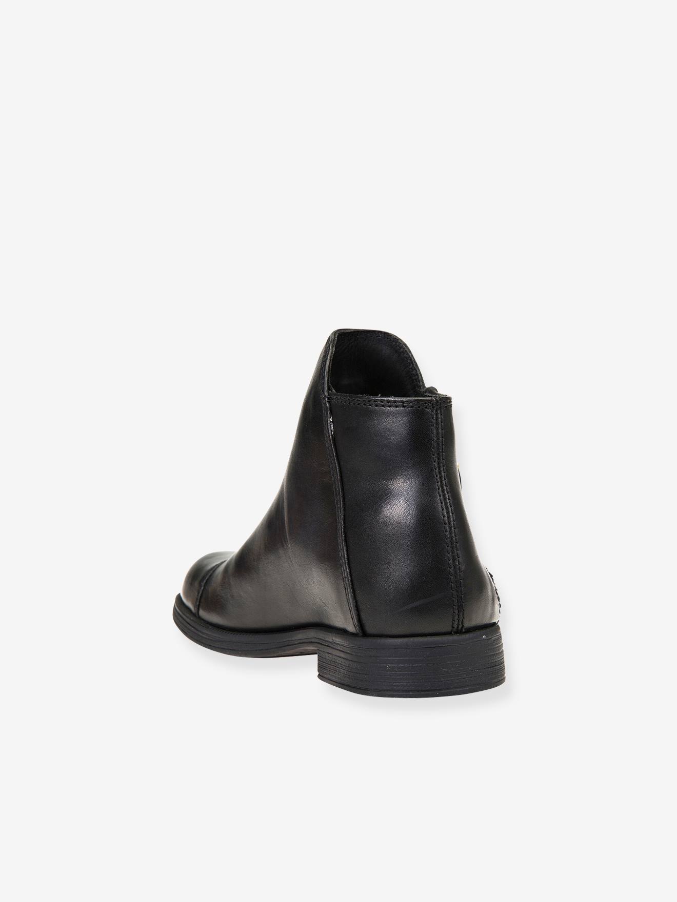 Botas de cano curto Agata C GEOX®, pretas escuras, lisas