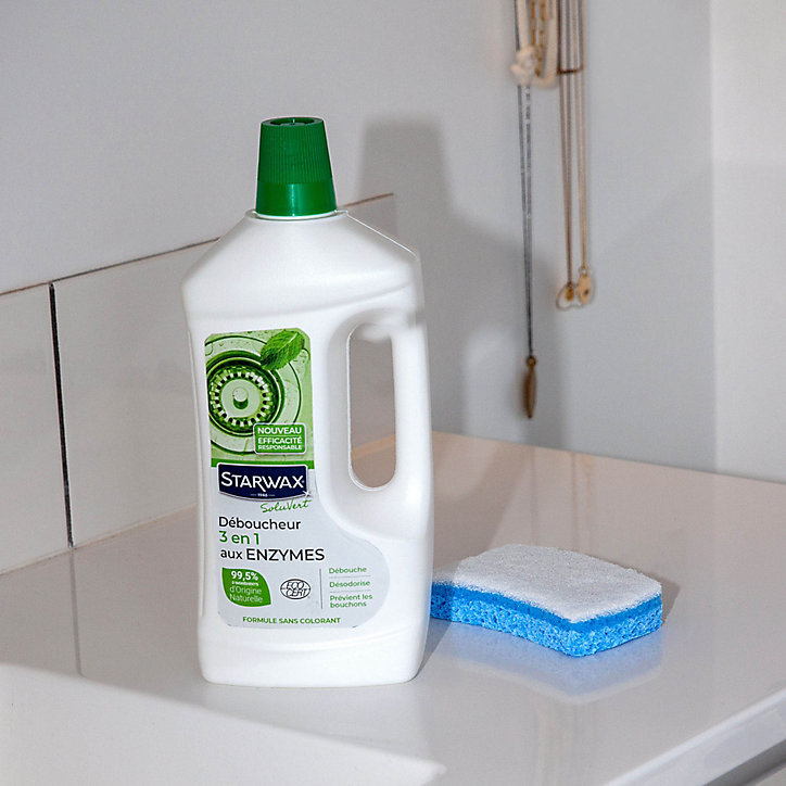 Déboucheur 3 en 1 aux enzymes SoluVert Starwax 1L