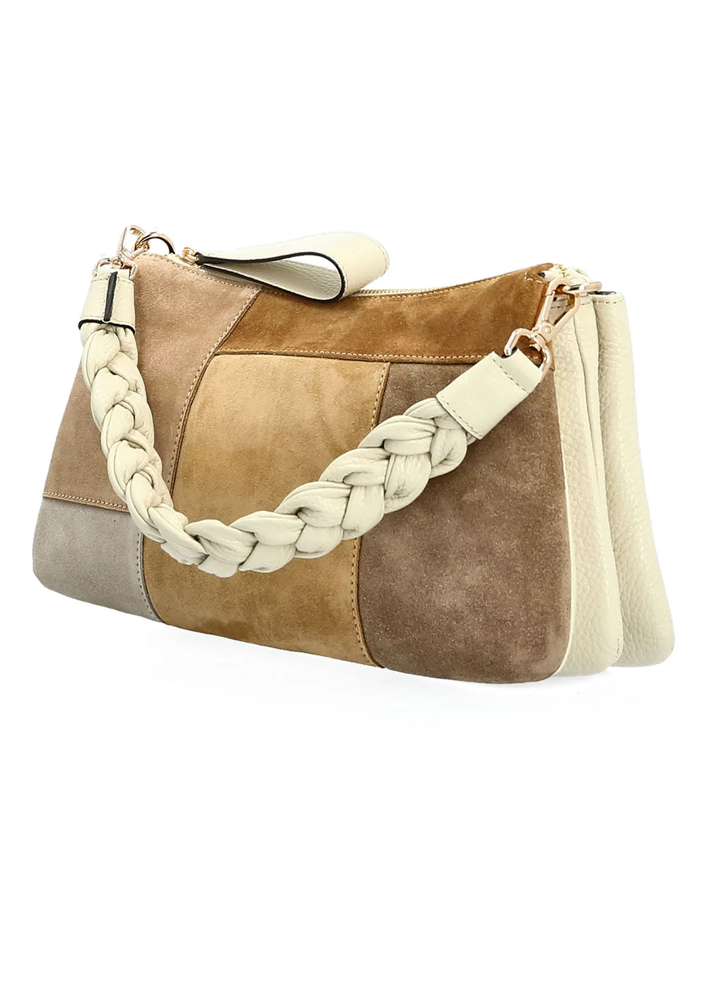 PORTE EPAULE BAUDRICOURT PATCH BEIGE