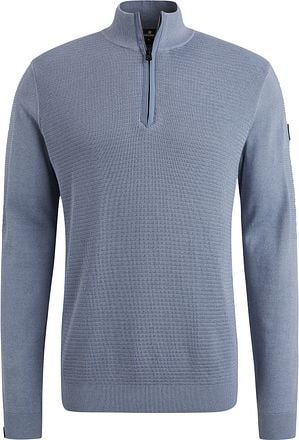 Vanguard Trui Half Zip Structuur Blauw VKW2502305-5407 kopen
