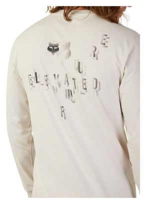 T-shirt à manches longues Fox Diffuse Premium Blanc vintage