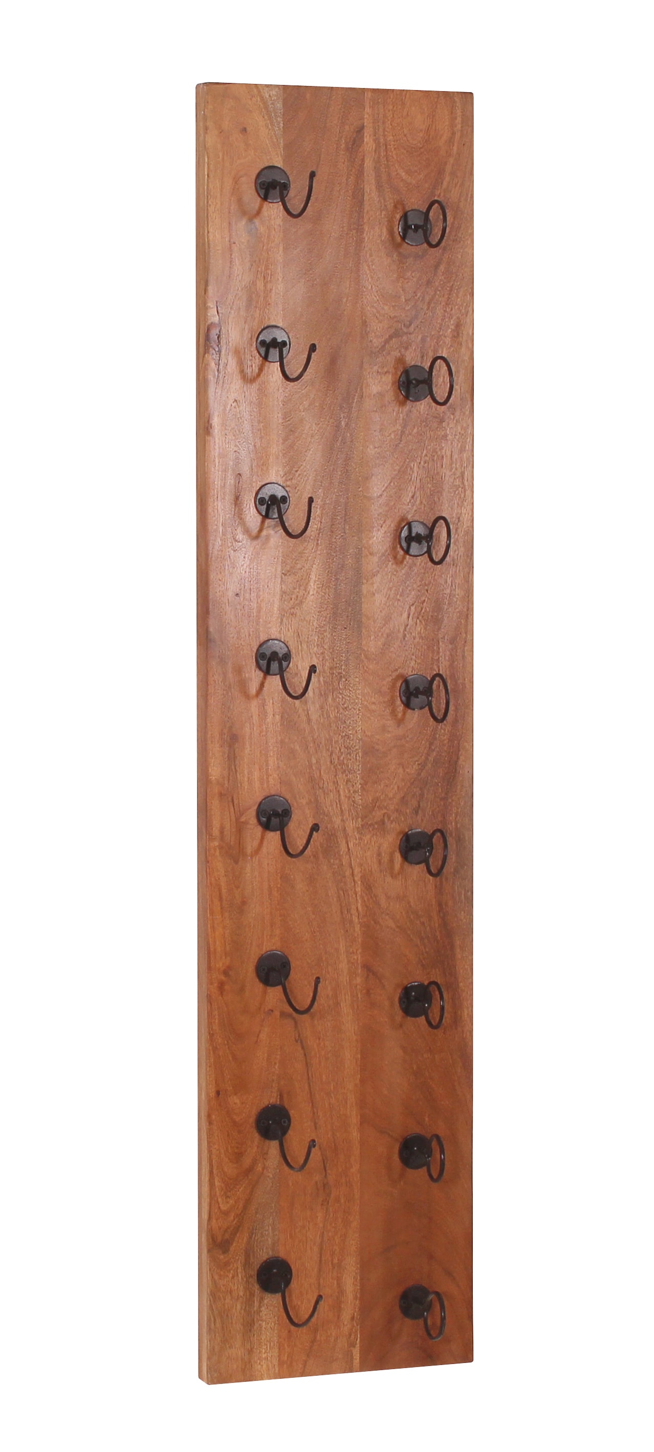Wand-Weinregal 33 x 148 cm Mangoholz