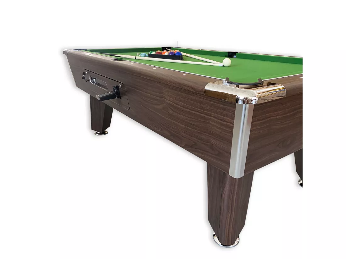 Table de Billard 7 pieds vert avec monnayeur manuel – Cosmos