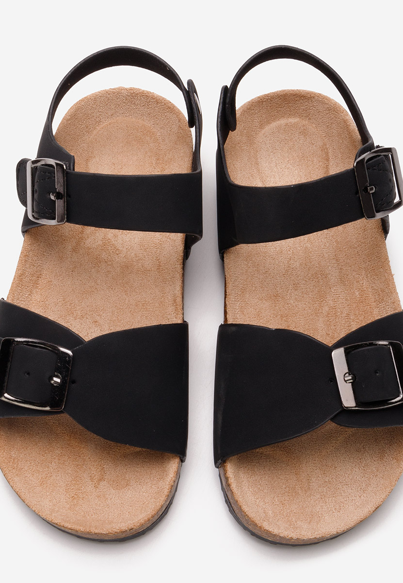 Sandales pour filles noires Kimina V2