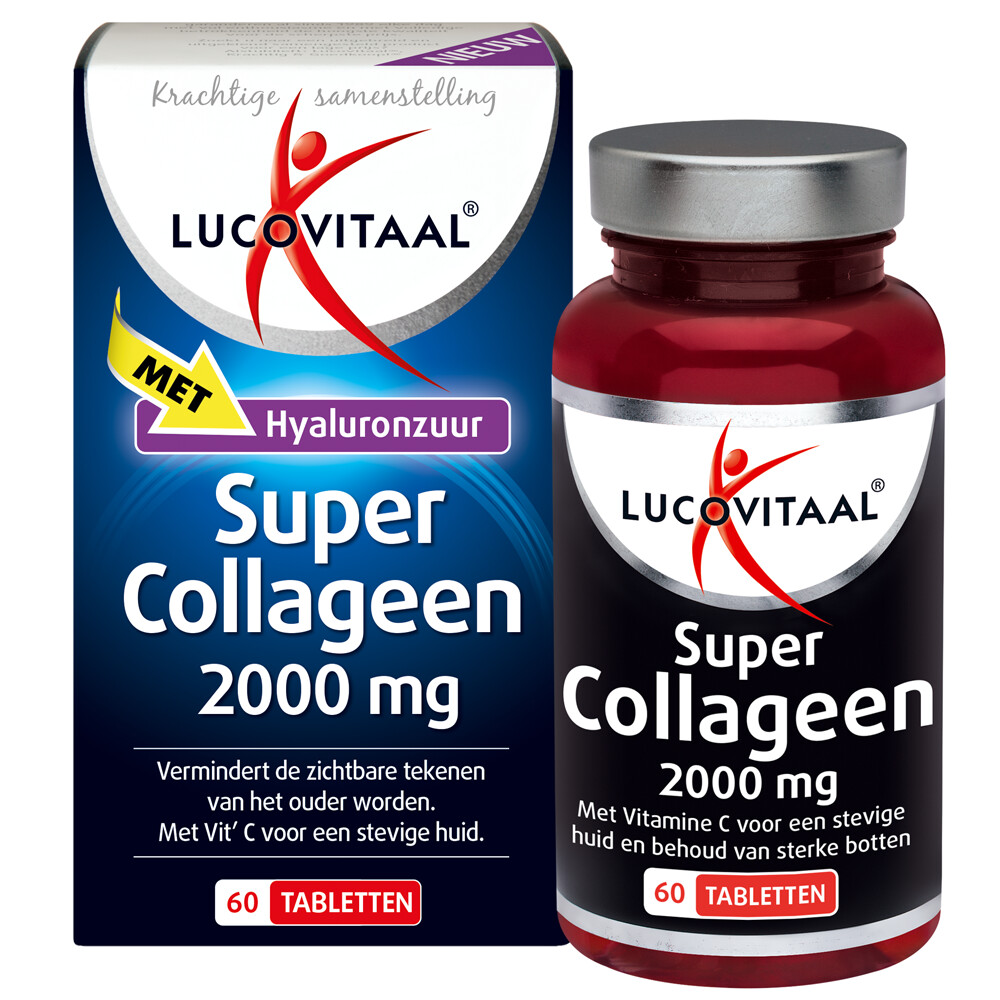 2x Lucovitaal Super Collageen 2000 mg60 tabletten