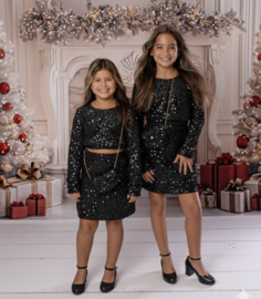 Glitter vibes set - all black