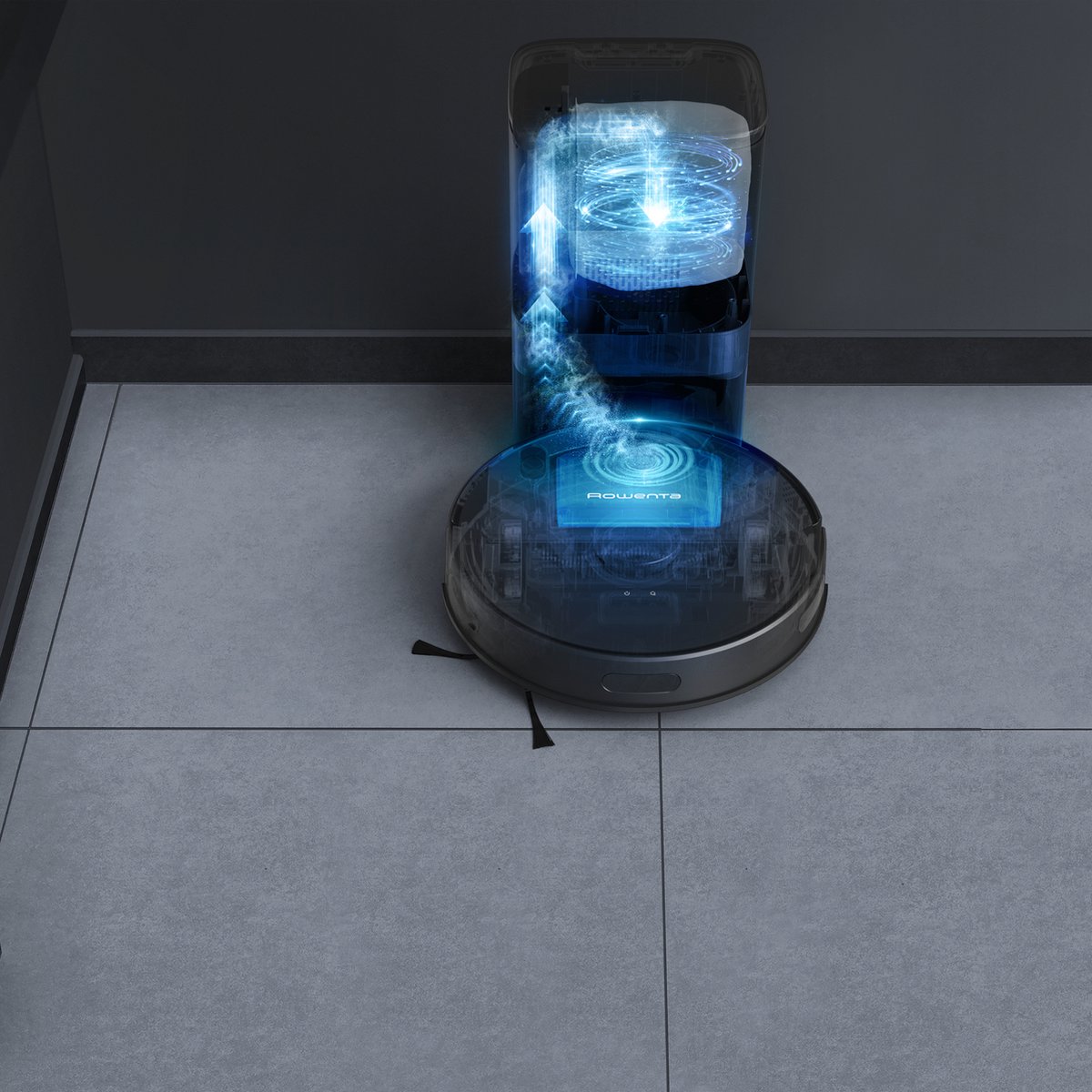Rowenta X-Plorer Serie 75S+ Robotstofzuiger met Leeg- en oplaadstation