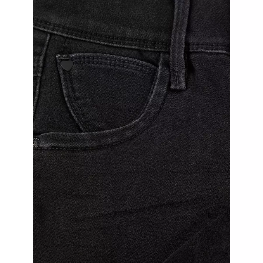 name it Girls Jeans Shorts Salli black denim