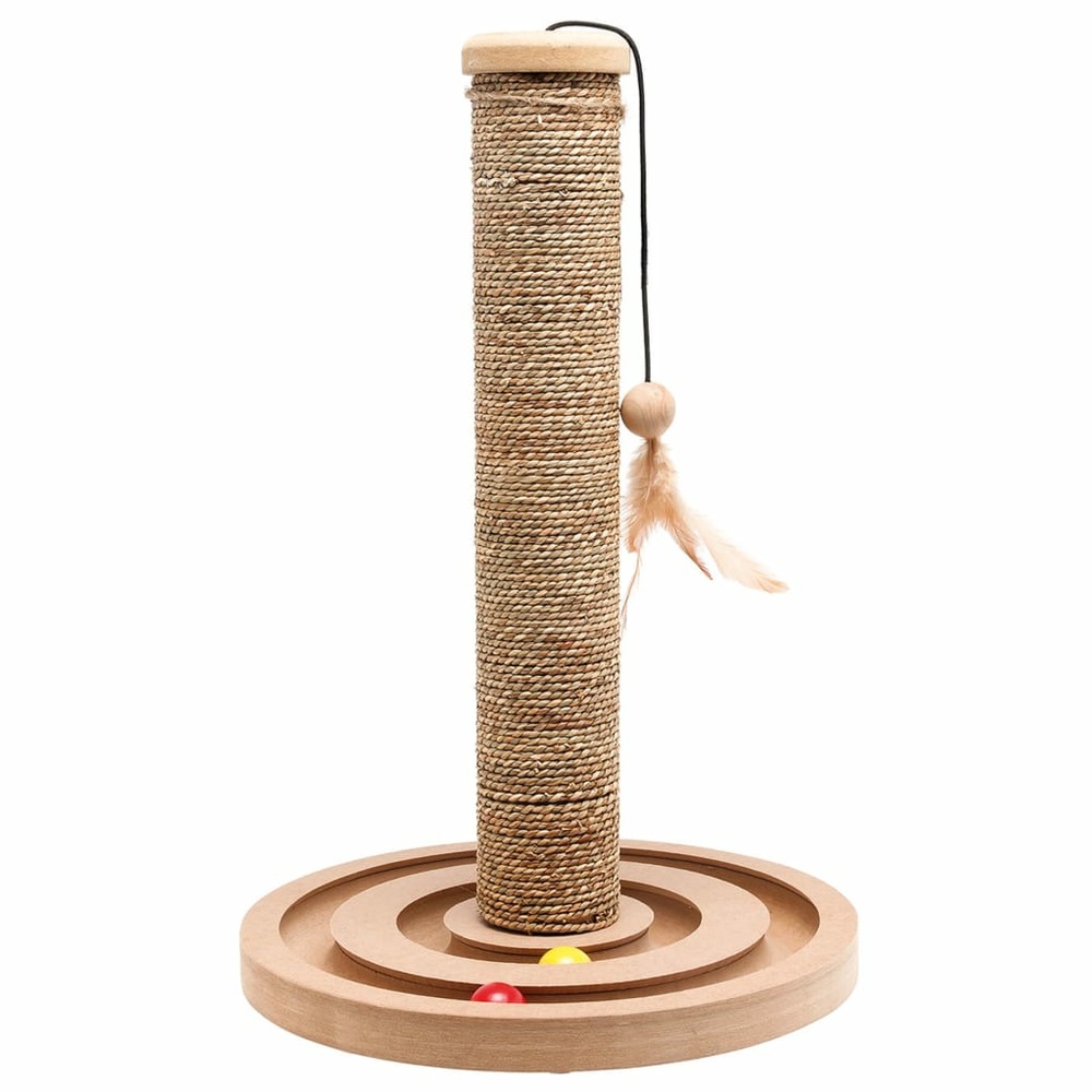 Griffoir pour chats avec jouet bille brigitte 30x44 cm 560146