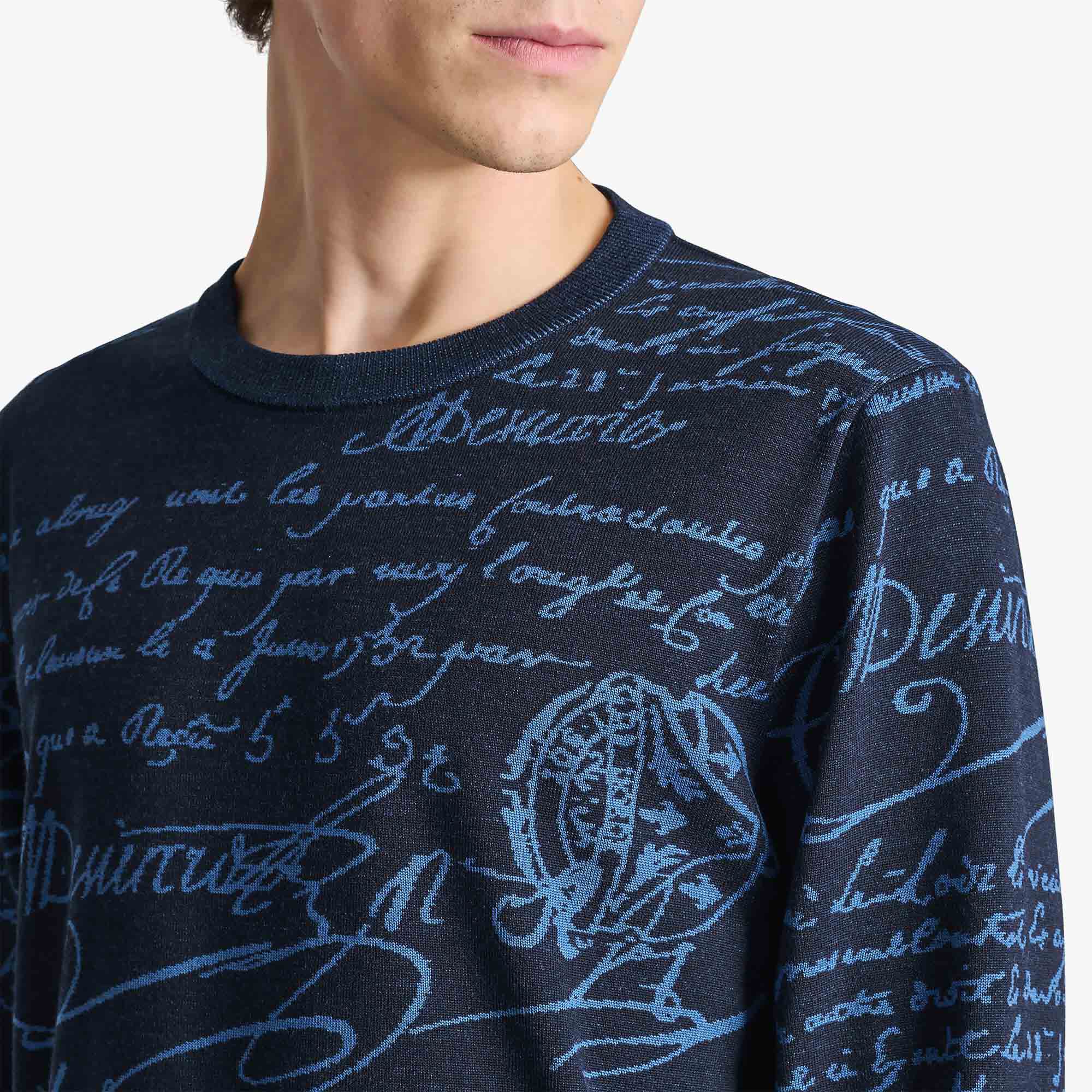 Pull En Laine Scritto