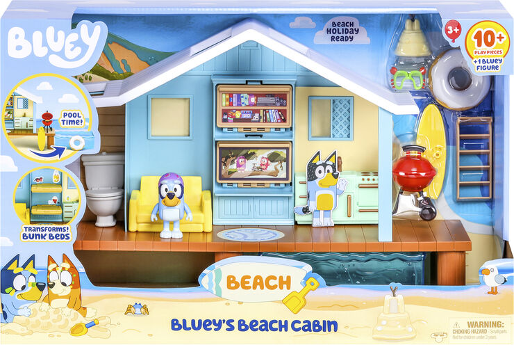 Bluey Bluey beach cabin