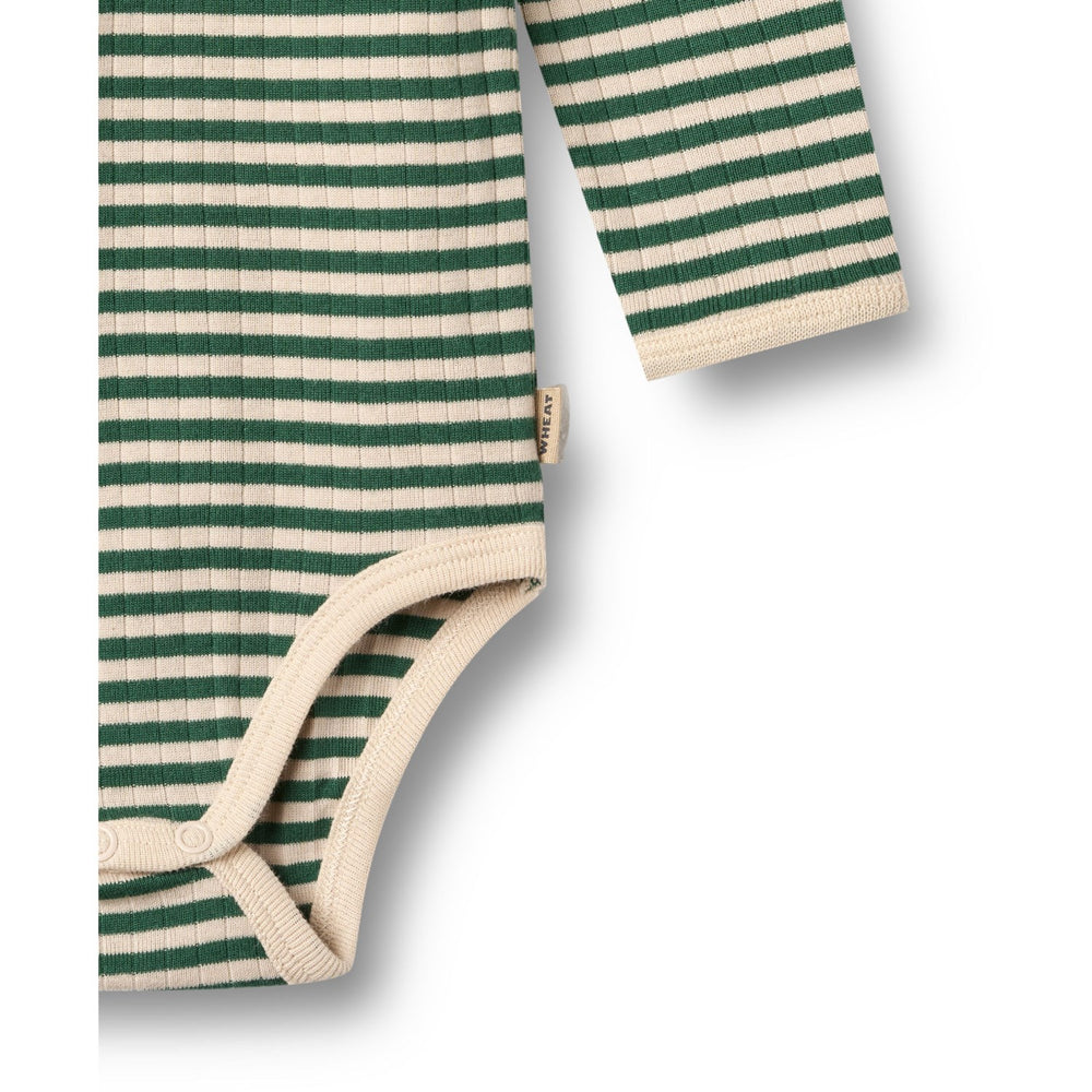 Køb Wheat Green Stripe Body L/S Berti