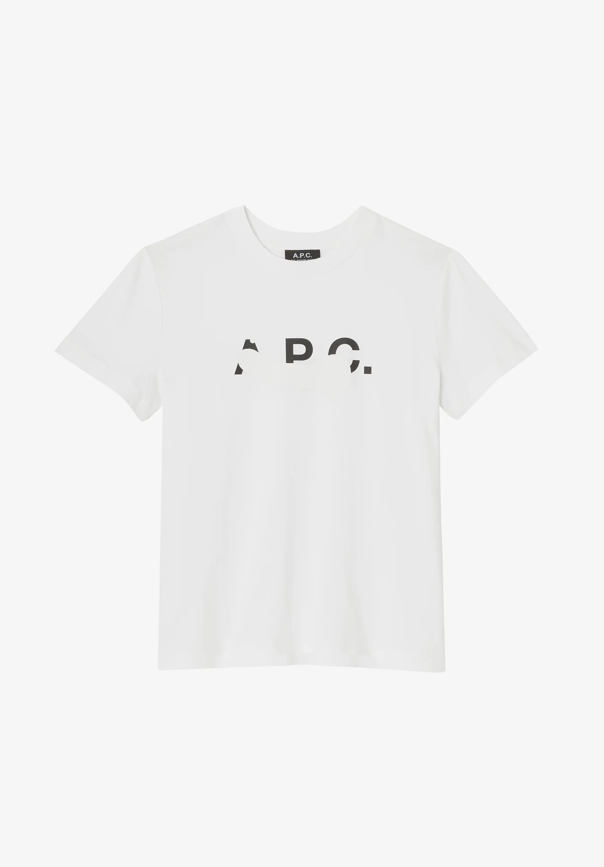 t-shirt mc tache blanche - GOTS - Blanc