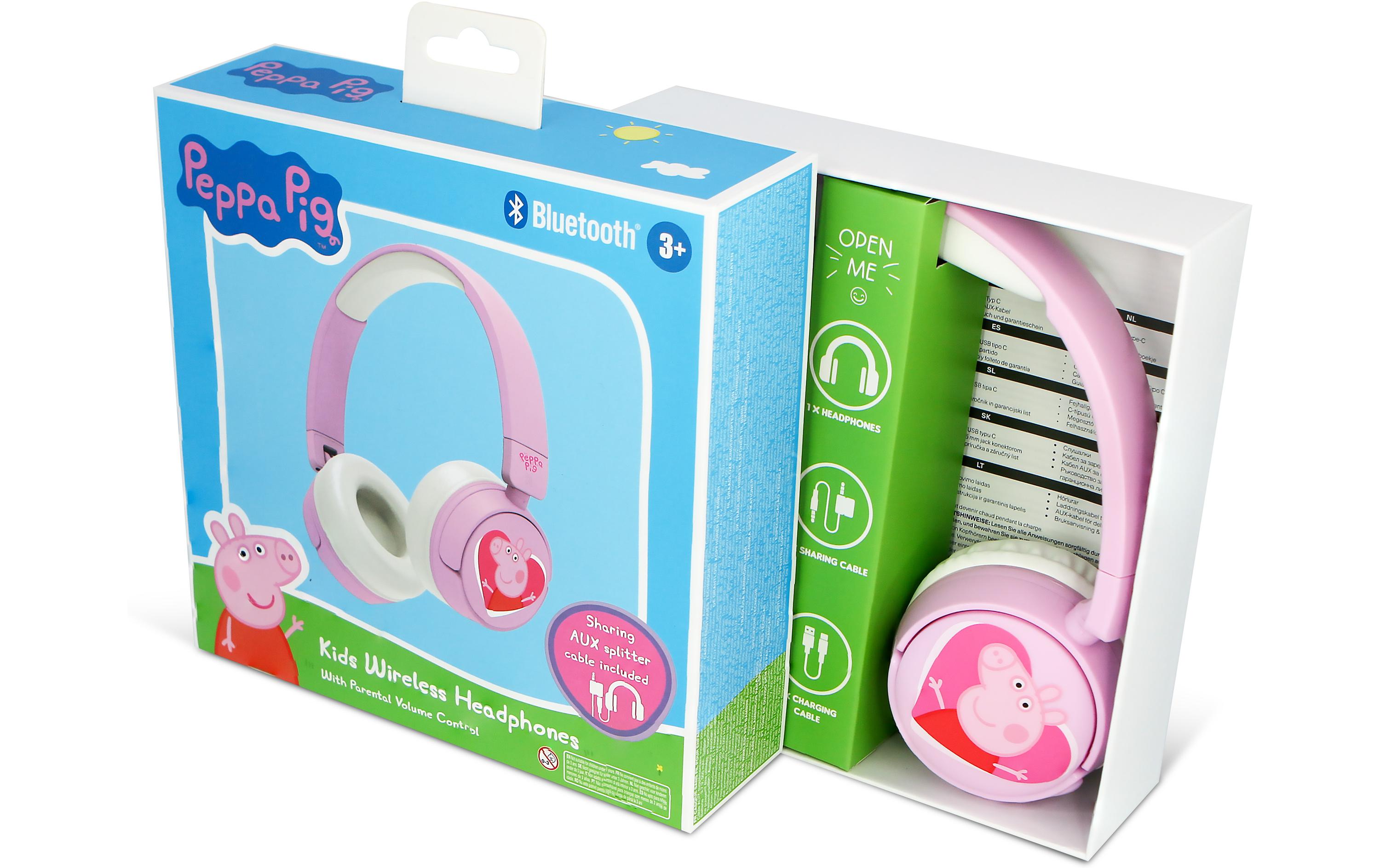 Peppa Pig kabellose Kopfhörer für KinderBluethooth Kopfhörer