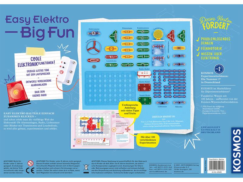 Kosmos Experimentierkasten Easy Elektro – Big Fun Die Welt der Elektronik