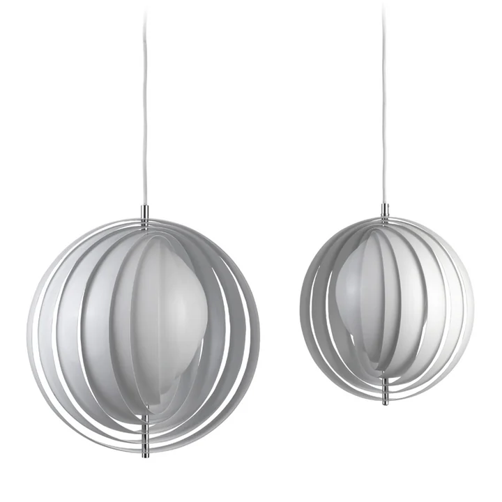 Verpan - Moon Pendelleuchte Ø 34 cm, weiss