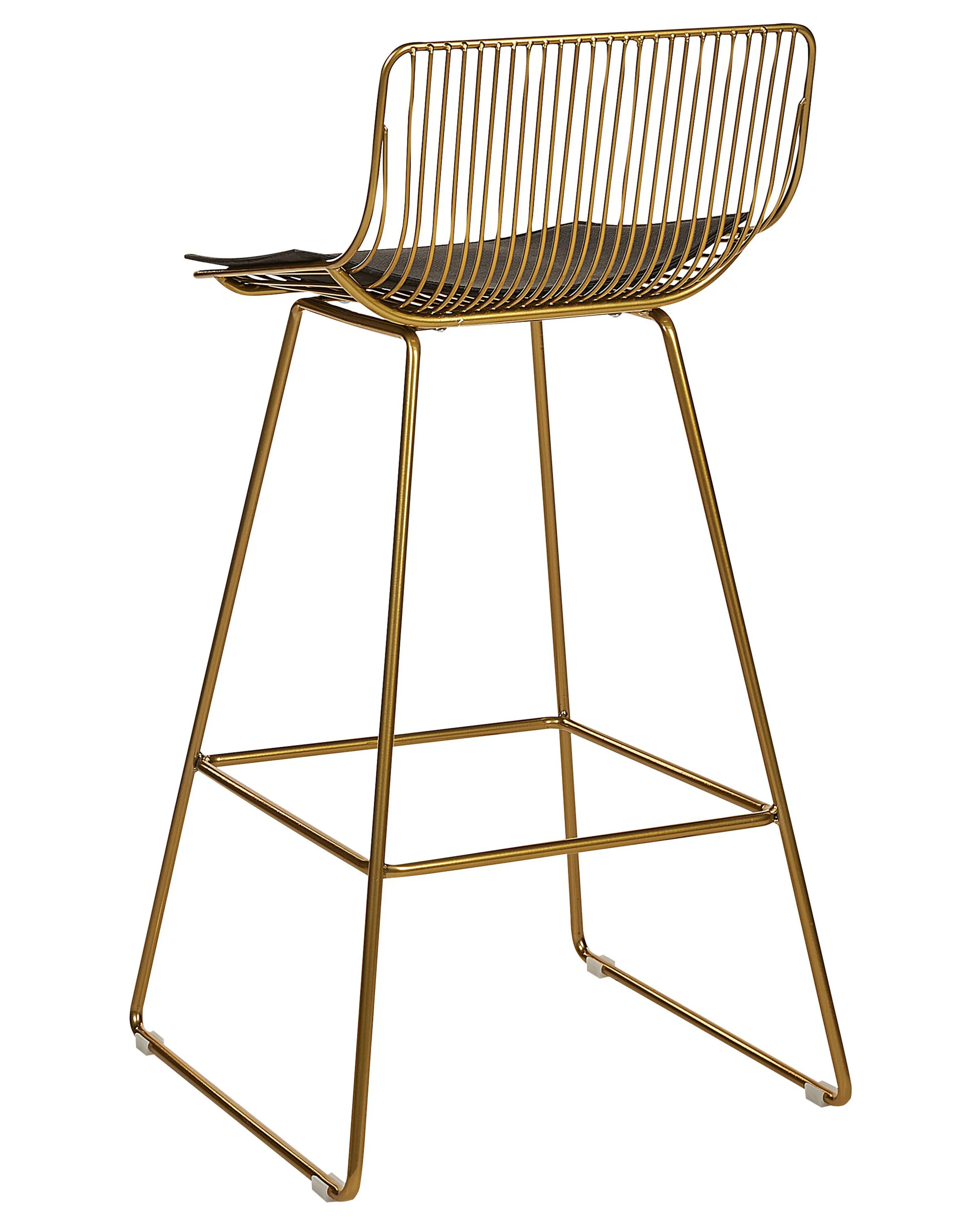 Set van 2 barstoelen FREDONIA Metaal Goud