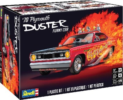 Revell - 70 Plymouth Duster Modelbil Byggesæt - 1:24 - 14528