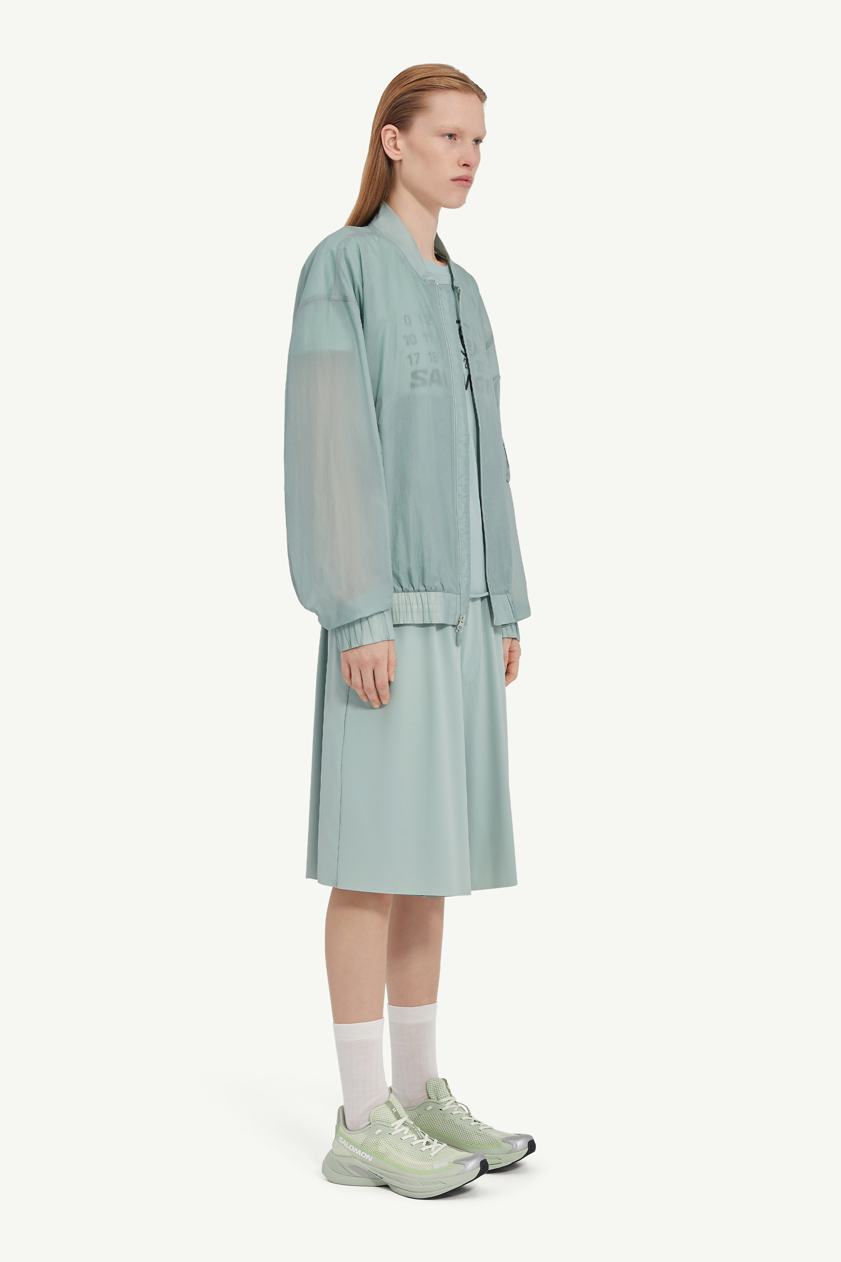 Blue Nylon Sports Jacket MM6 x Salomon | MM6 Bleu clair