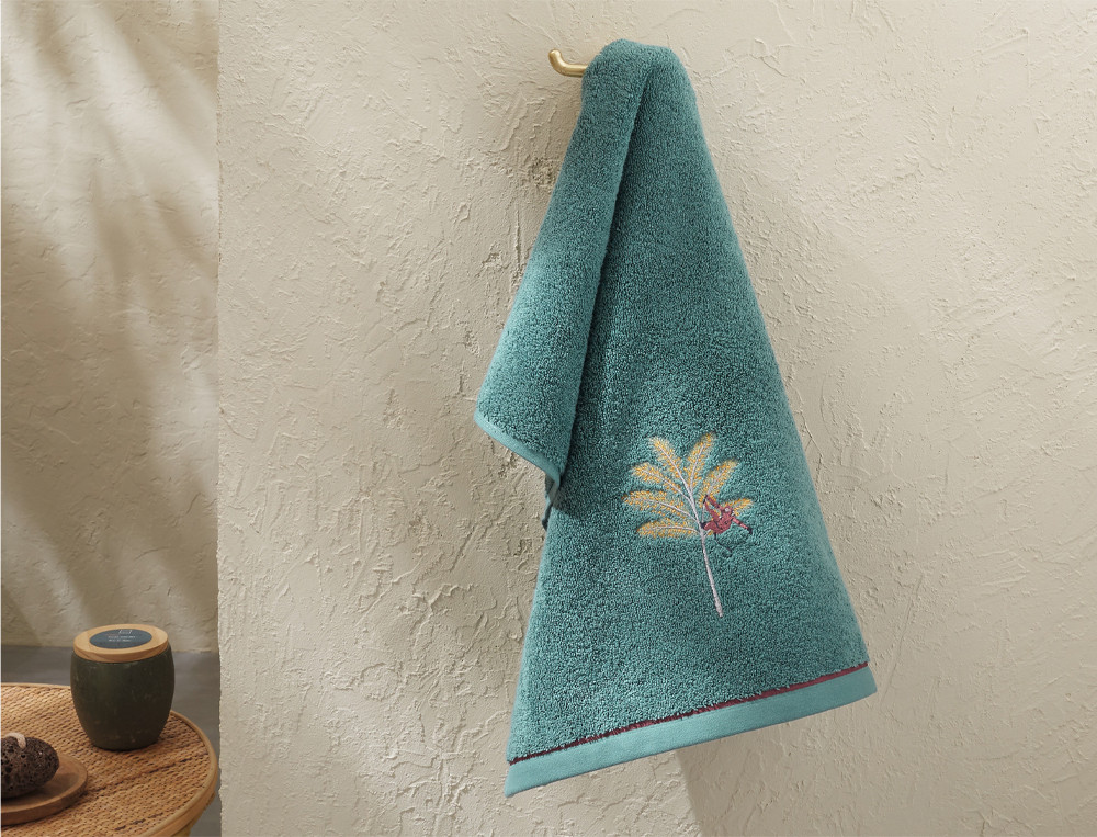 Serviette de bain-Sous un palmier