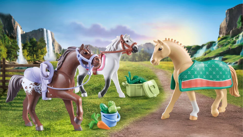 3 CHEVAUX MORGAN QUARTER HORSE ET SHAGYA - 71356