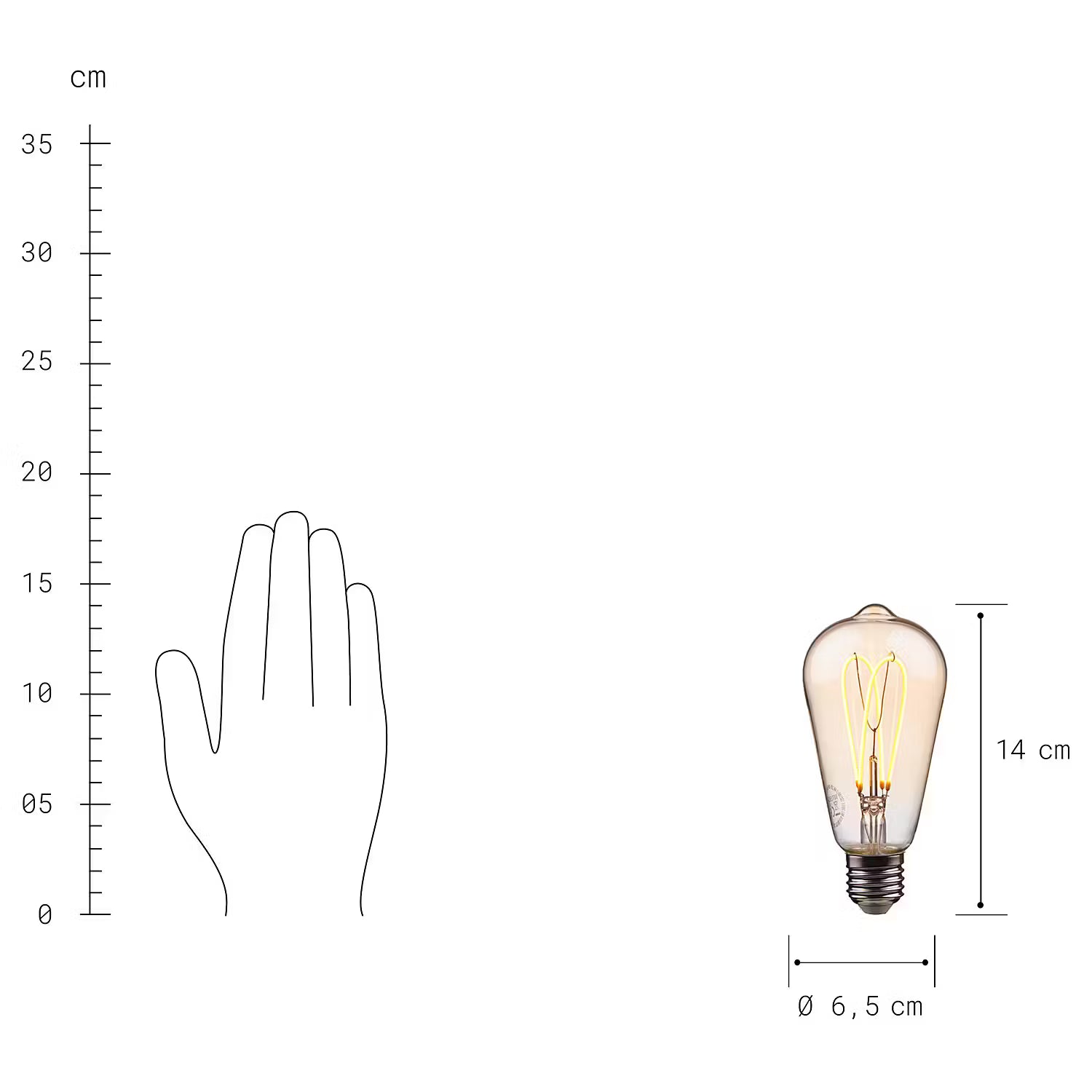 BRIGHT LIGHT LED-Glühbirne
