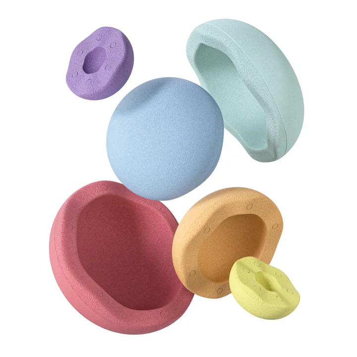 Stapelstein® - Inside cool classic, grün / blau / violet (3er-Set)