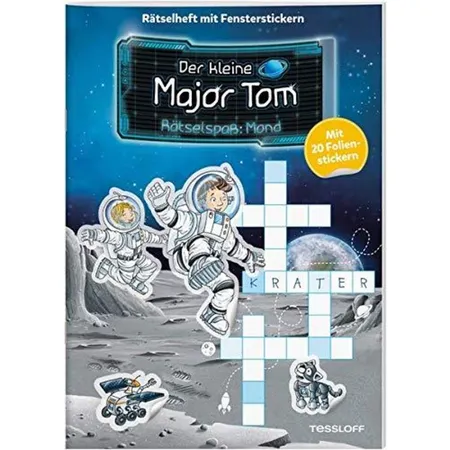 Tessloff Der kleine Major Tom - Rätselspaß mit Fensterstickern: Mond