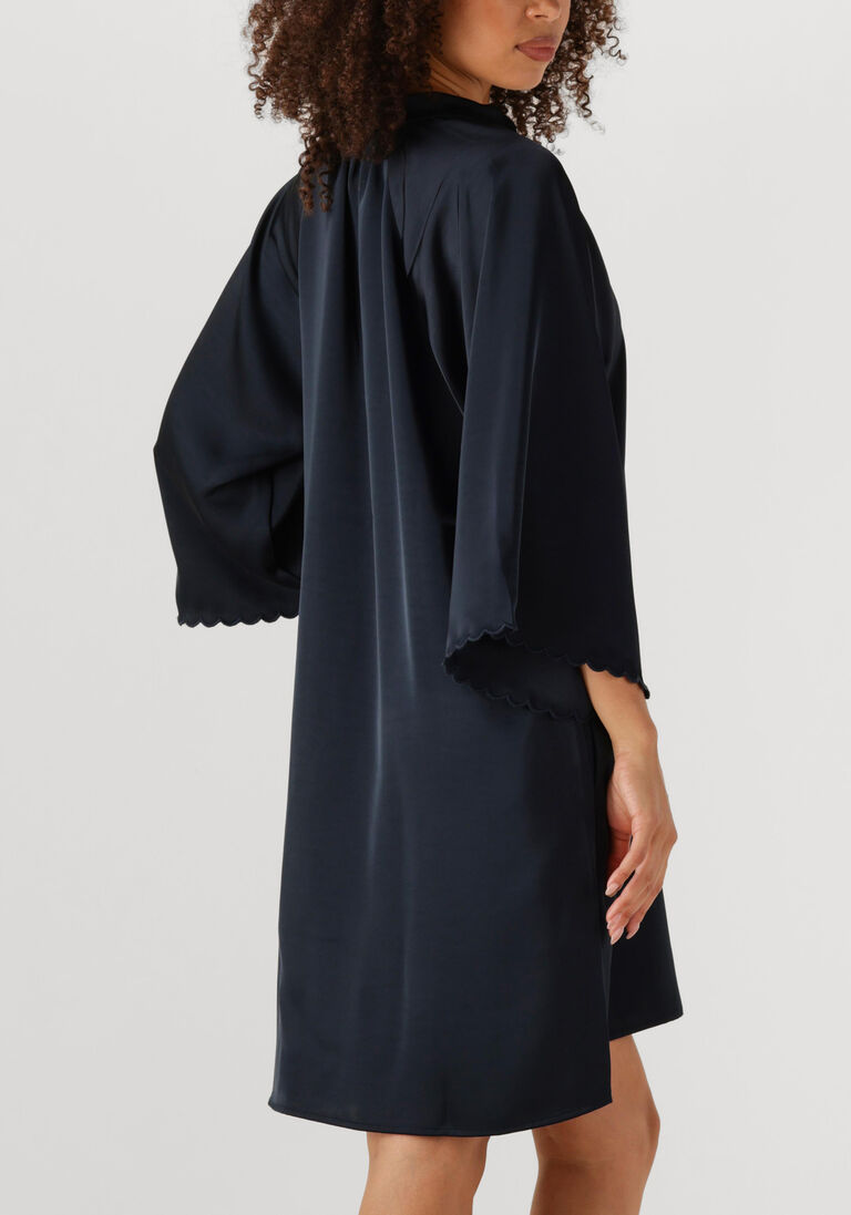 donkerblauwe bruuns bazaar mini jurk bbwendisa dress