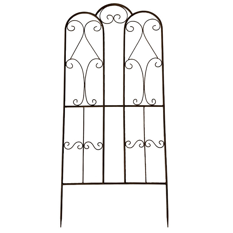 Treillage jardin fer cathédrale 50x110cm