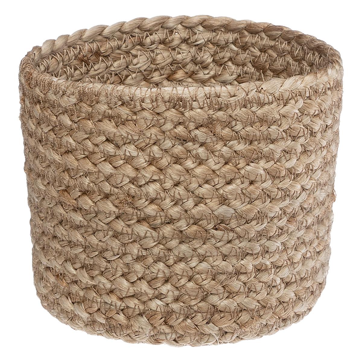 PANIER JUTE JACKSON NOIR TAILLE S